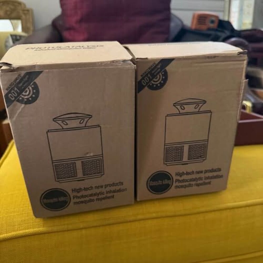 Lot of 2 Bug Zapper Light White Mosquito